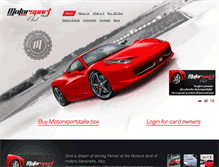 Tablet Screenshot of drivemotorsport.com